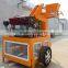 FL1-20 electric motor interlocking bricks making machine with car tire and tractor