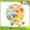 Hot Sale Educational Wooden Digital Geometry Clock Toy For Kids                        
                                                Quality Choice