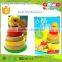 Kids Game Toy Wooden Child Educational Puzzle Bricks Bear Block Tower