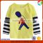 New patterns! Children cartoon long sleeve t shirt for kids wear 100% cotton casual and plain t shirt wholesale China (Ulik-T04)