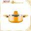 MSF-PA6240-1 24*10.5cm pressing aluminum casserole non stick coating interior non induction spiral bottom