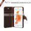 Eco-friendly Stand Folio Magentic Mobile Cover With Listening Hole Open for Iphone 7 Leather Wallet Case