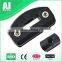 Adjustable conveyor side guide rail single clamp connection part