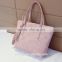 customized soft leisure korean style PU leather tote girls handbag fashion ladies bag                        
                                                                                Supplier's Choice