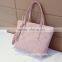 customized soft leisure korean style PU leather tote girls handbag fashion ladies bag                        
                                                                                Supplier's Choice