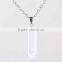 2016 Fashion Korea Wholesale White Stone Crystal Necklace Set