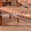 European New Design Wooden Chair Frame 2 Seat Rest Recliner Chair
