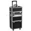 Professional Multifunction Artist Rolling Trolley Makeup Beauty Train Case