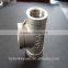 casting investment stainless steel tee