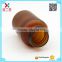 130ml cylinder wide mouth amber glass bottle pill/tablet