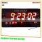 red/green/blue 3" led calendar clock with alarm and temperature