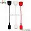 E27 Socket Silicone Droplight Parts With Weaving Wire