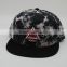 high quality flat embroidery dying snapback caps cap snapback