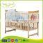 WBC-43B 2016 new product hot sale baby bed with anti bite strip, convertible baby beds