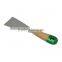 100mm Mirror Polished scraping cutter with Wooden Handle Carbon Steel Putty Knife