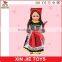 customize plastic national doll cheap plastic girl doll good quality plastic toy factory