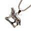 Never fade Man Wolf Totem stainless steel Pendant with stock