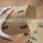 Promotional custom standard envelope size brown kraft paper envelope printed