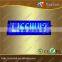 16X64 pixel led high clear SMD scrolling text multi-languages programmable led sign