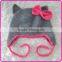 Wholesale Baby Winter Crochet Animal Knitted Hats Kids Earflap Hats
