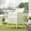 Modern & contemporary look elegant white outdor furniture rattan garden chair