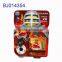 Funny children toy plastic kids diy block warrior battle spinning top toy