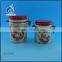 popular ceramic christmas airtight kitchen storage canisters wholesale