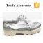 2015 spring sport style silver color women fashion casual shoes