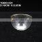 Wholesale Wedding dinner plate gold plating edge in clear