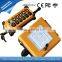F23-A++ 8 channel 1 speed wireless hoist crane remote control