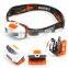 portable headlamp T6 rechargeable zoomable aluminum headlamp