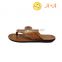 Brown Quality leather 100% handmade men slippers