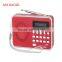 Portable mini speaker with usb port and am fm radio