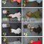 Popular warm crochet scarf real raccoon fur pom pom crochet scarf