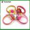 Lovely candy colors apple design children hair tie set