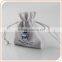 New style drawstring textured jewelry bags with drawstring velvet pouch