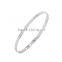 Memories Bangles with Customize Design Word 'THINK POSITIVE' with 4mm/7mm Width