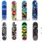 Canada maple skateboard deck, cold process skateboard board, imprinted logo skateboard deck