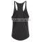 100% black cotton men vest comfortable singlet men