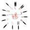 HCZ006 kitchen utensil stainless steel black ABS handle kitchen tool