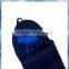 Blue and Navy Half Finger Knitted Acrylic Gloves With Cover