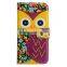 Cute Cartoon Owl Stand Wallet Flip pu Leather Bumper Case for Htc Desire Eye