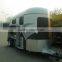 2 horse straight load float with awning