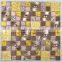 glazed metallic crystal metal mosaic