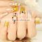 2016 New Products gold and silver glass bead nail, 3d nail art designs