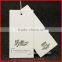 2014 New product Special Foil Stamping Art Tag Custom Wholesale
