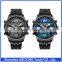 30M Water Resistant skmei New Black Metal Cheap LED Watches For Men