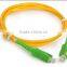 3.0mm 2.0mm 0.9mm fiber optic Patch cord ,LSZH Singlemode duplex SC-SC Fiber Optic Patch cable