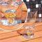 3.5oz 24K Gold Foil Thick Round Bottom Wine Glass Shot Tumbler with Custom Logo