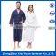 shawl collar wholesale white terry bathrobe, terry bath robes in shawl collar style for hotels, motels